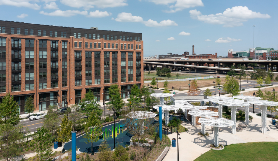 Aerial Image of Elijah's Park and Playground